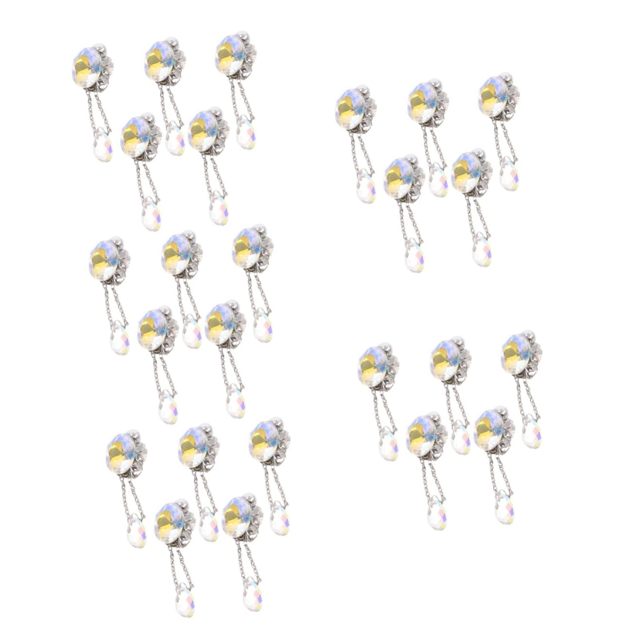 SHERCHPRY 5 Set Pendente Forniture Gioielli Per Unghie Per Nail Art Decorazioni Unghie Bling Penzolante Decorazioni Fai Da Te Per Nail Art Cristallo Di 5 Pezzi*5