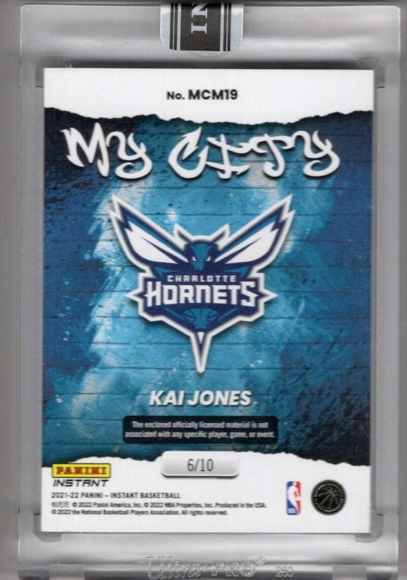 KAI JONES RC SP MEM 2021-22 Panini Instant My City MEM 6/10 ROOKIE #19 MT-MT+ NBA Basketball Hornets