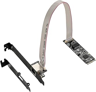 IO CREST M.2 M-Key PCI-e 3.0 interface Single Port 5.0 Gigabit Ethernet Modules