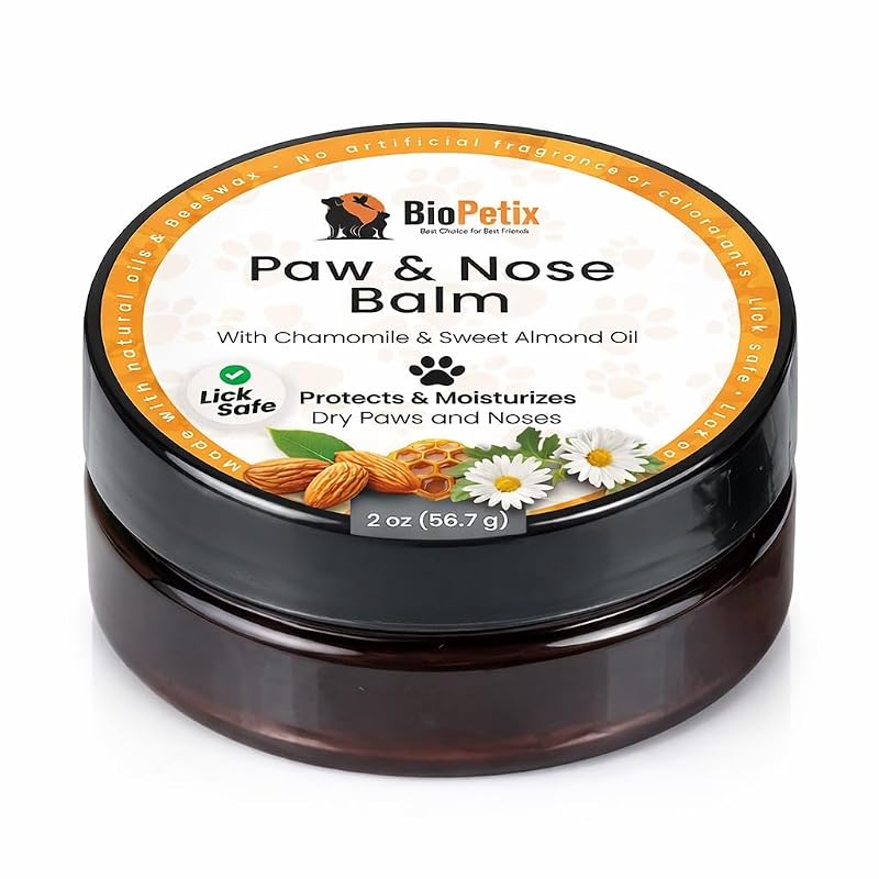 Bálsamo para Patas e Nariz de Cães e Gatos BioPetix com Cera de Abelha – Pote com aproximadamente 56 g