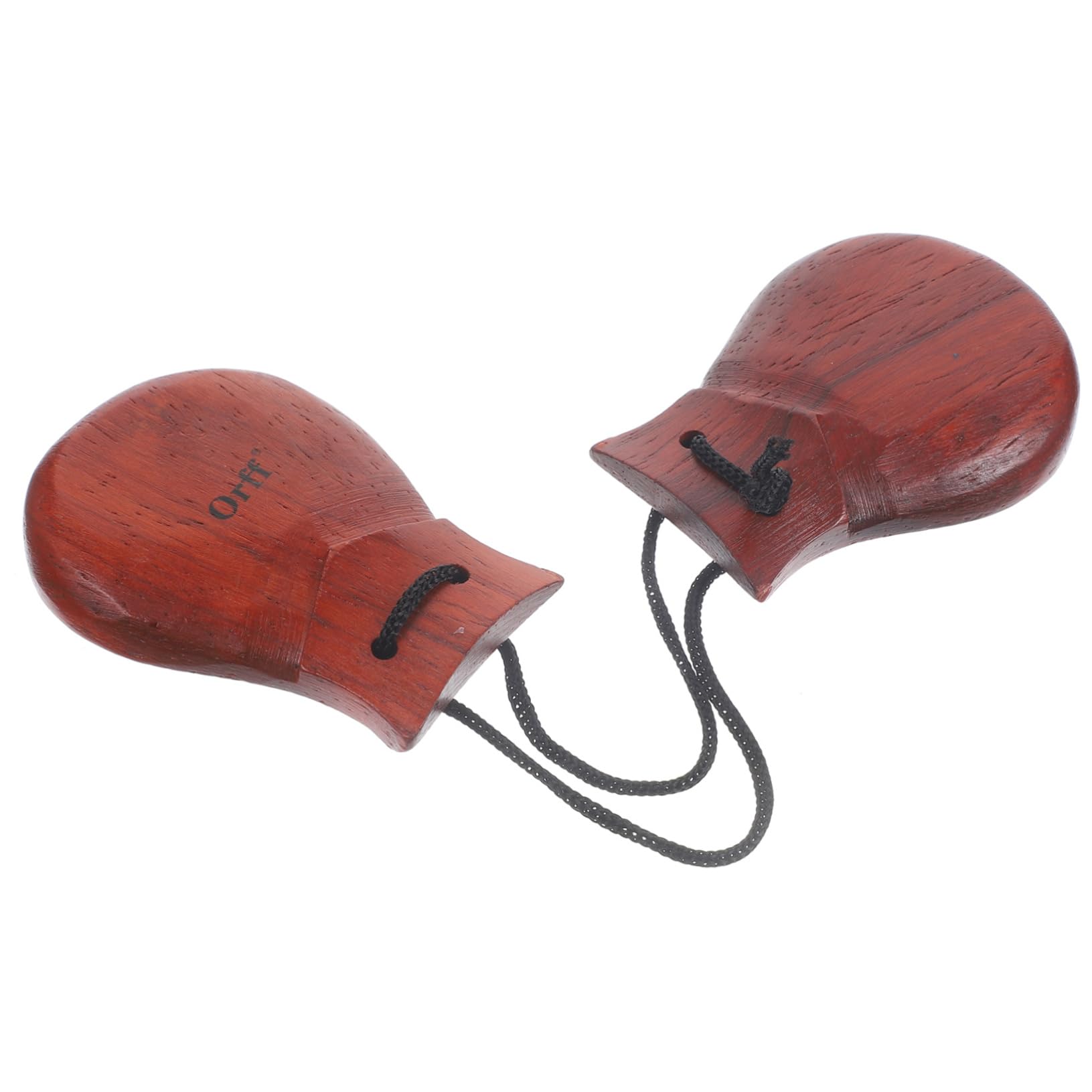 FUNOMOCYA Catanuelas Wood Castanets Percussion Instrument for Dancers Latin Hand Percussion for Parties