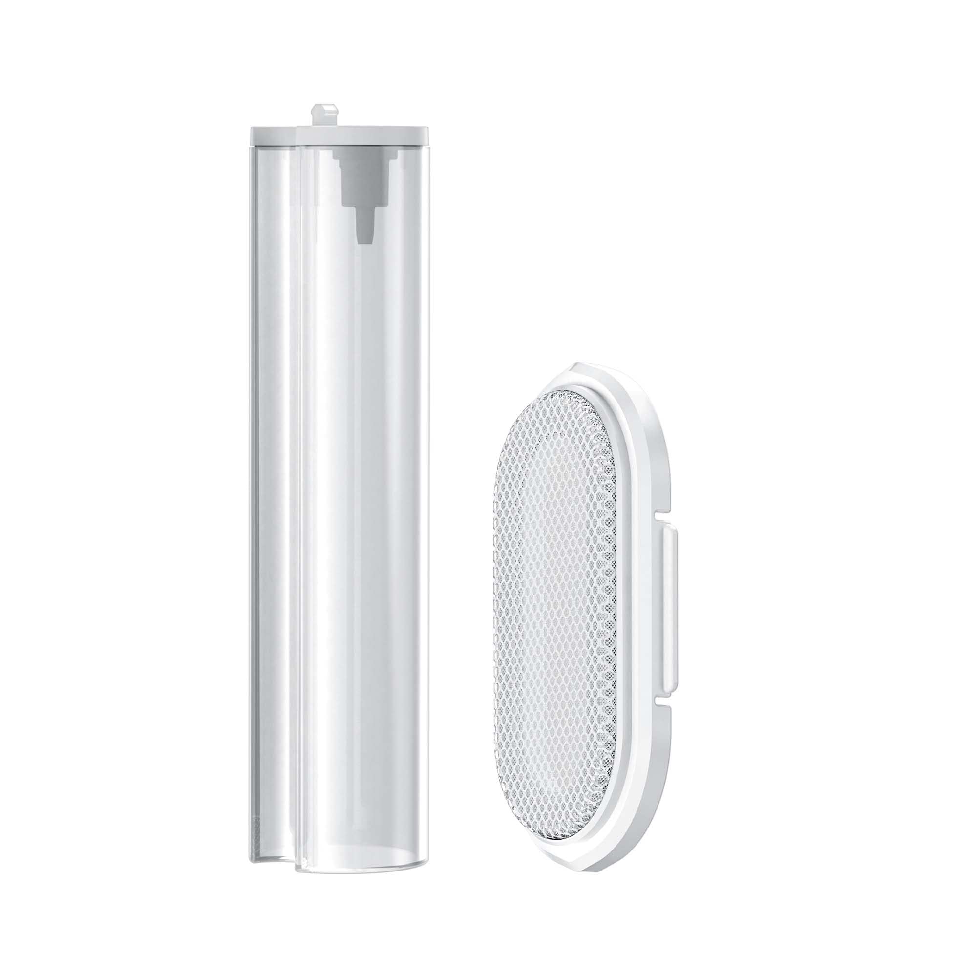 Newbealer Soft Cushion Brush and Detachable Water Tank 120ml - 2 Piece Replacement Parts Only for Garment Steamer NB316C, Reusable Accessories