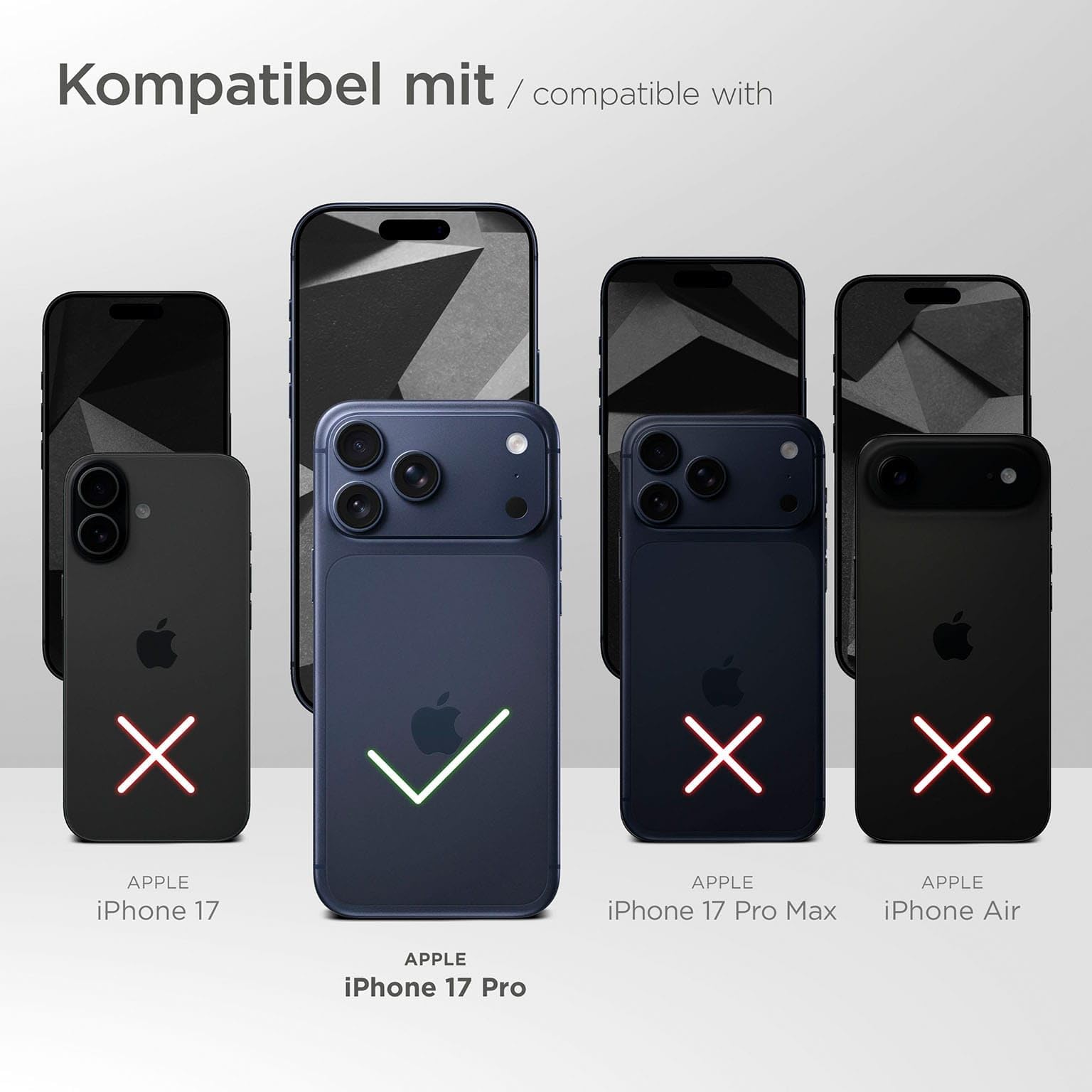 ONEFLOW Workout Case für iPhone 17 Pro Sportarmband zum Joggen mit Touch Fenster, Handy Armband für Sport und Outdoor, Handyhalterung für den Arm, Lauftasche Jogging, Blau