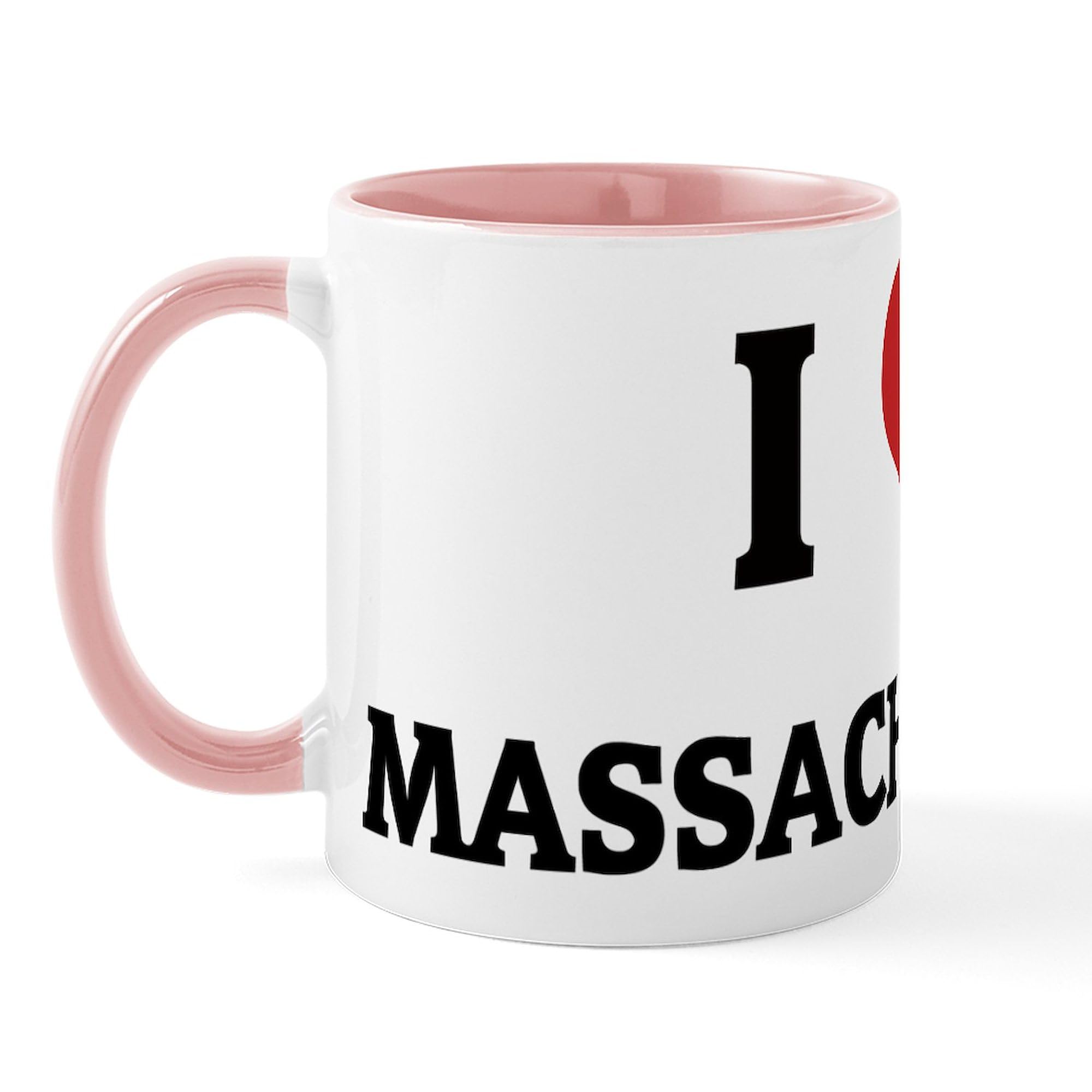 CafePress I Love Massachusetts Mug 11 oz (325 ml) Ceramic Coffee Mug
