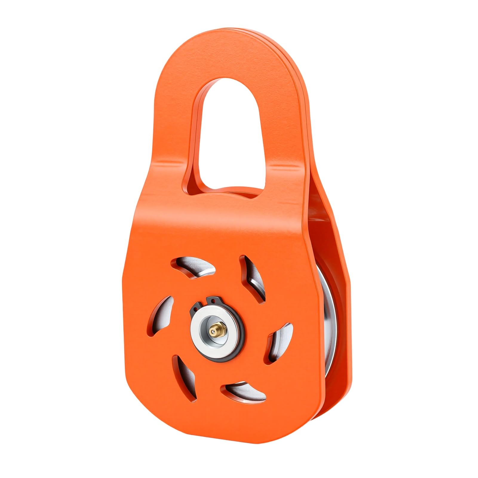 10-Tonnen-Winden-Umlenkblock, 22000 lbs, Schlepprollenblock für synthetisches Seil, Stahlkabel, ATV, UTV, LKW, Traktor, Orange