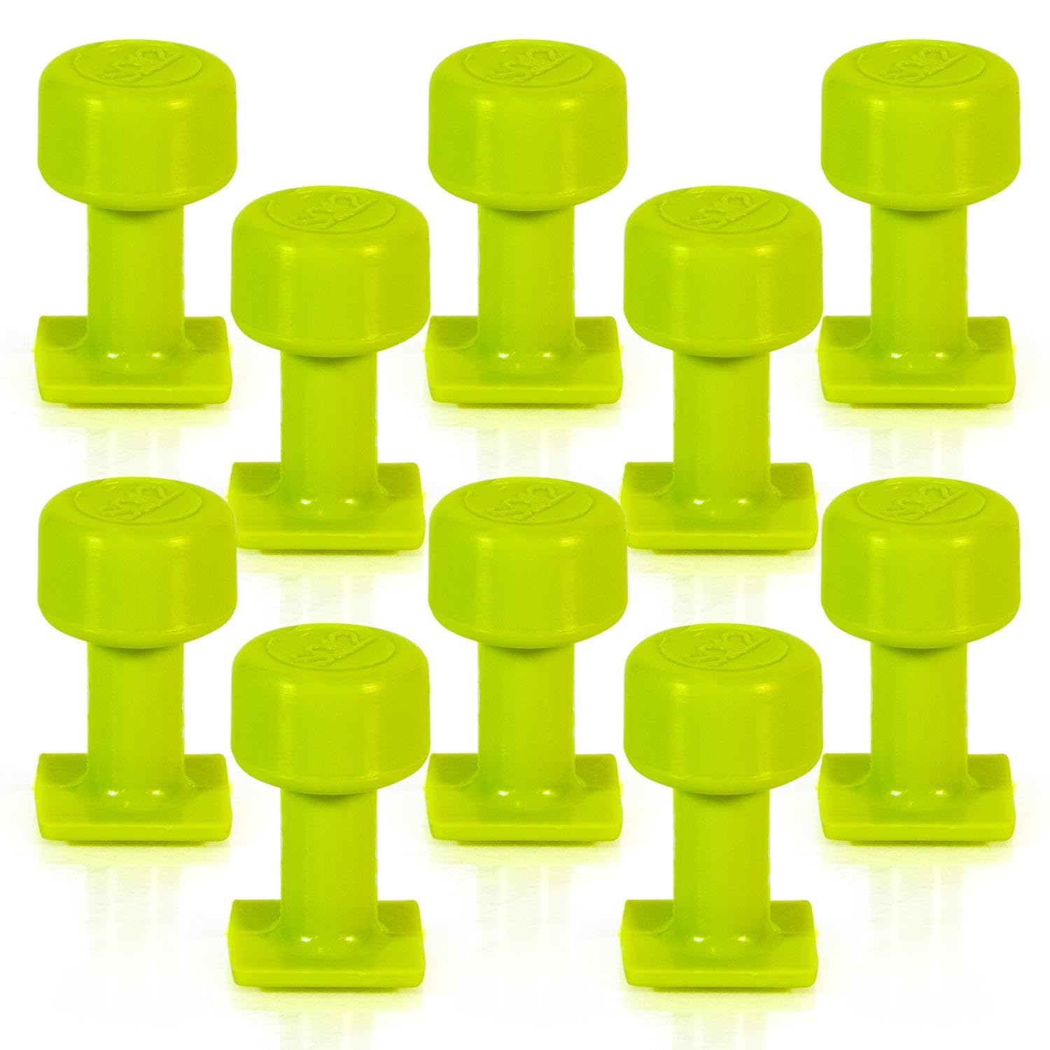 Tabweld Black Plague Gang Green 12mm Hail Tabs Square PDR Hail Dent Tab Pack - 10 Pack Paintless Dent Repair