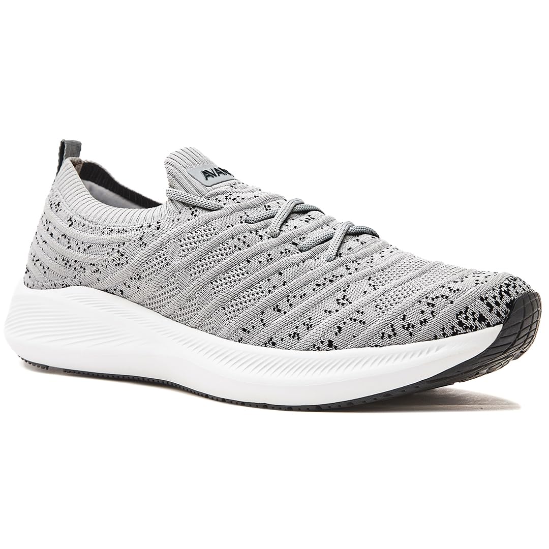 AVANT Mens Zebra Sports Shoes Cushioned Athletic Shoes with Bouncy Eva Outsole &Laces, Grey, 7 UK (B0CKBR7NVZ) Amazon Price History, Amazon Price Tracker