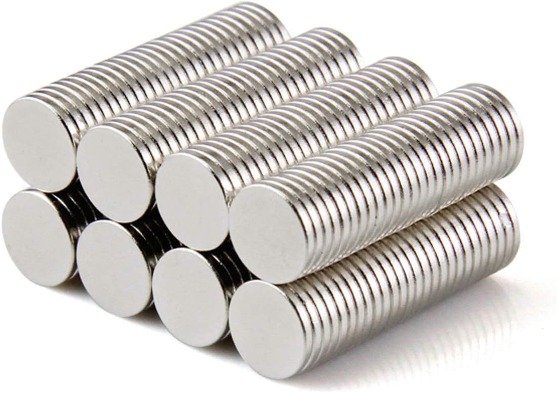 Multi-Use Refrigerator Magnets for Refrigerator Craft Project - Approximate 8x1mm - 100 Pieces