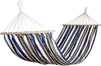 VERDELOOK Polycotton Single Garden Hammock, 200 x 80 cm, Multiple Colours