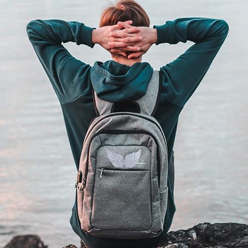 Miniatura 6 de NUOBESTY Parches de alas de ángel para manualidades, accesorios para el cabello, 12 unidades (plateado)