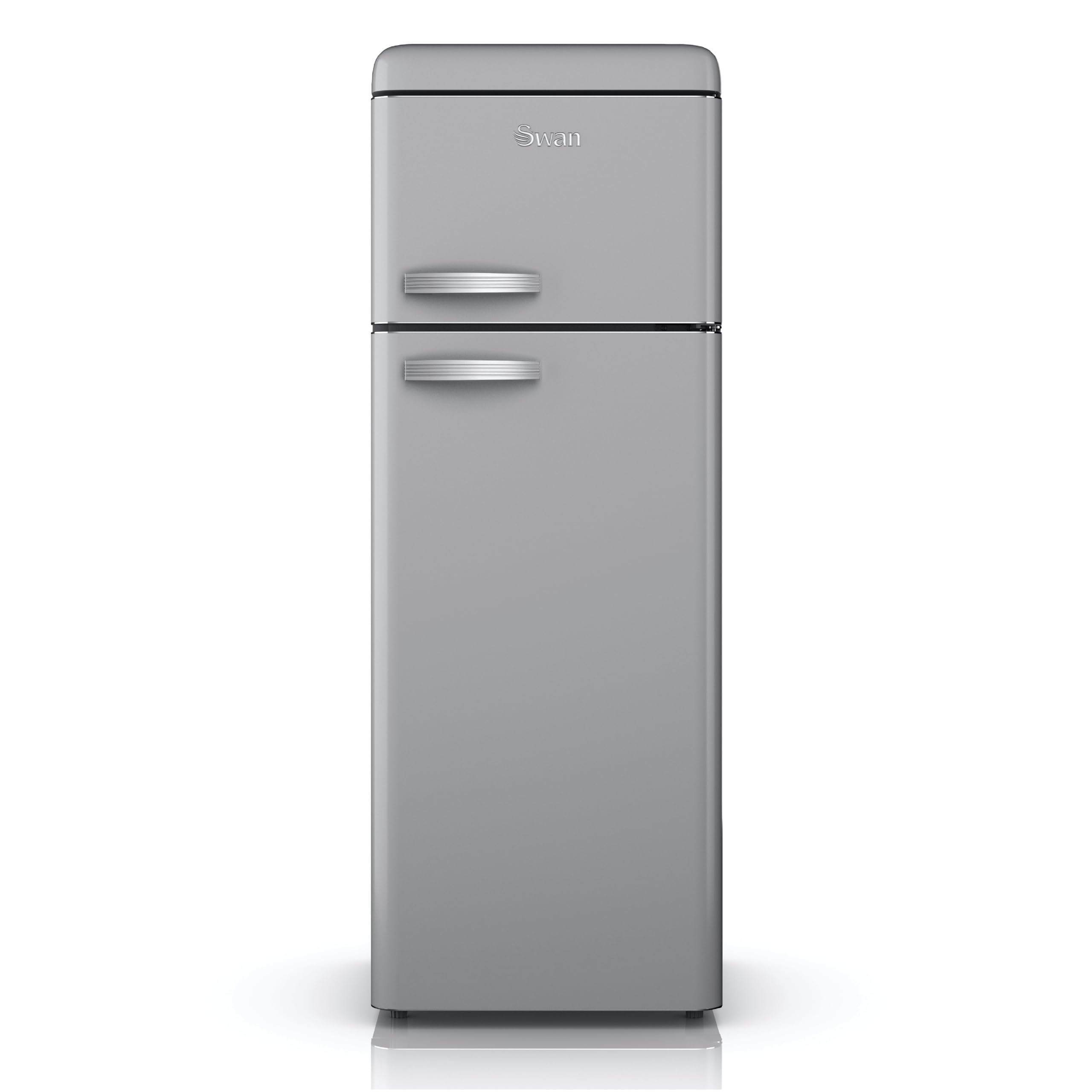 Swan Top Mounted Fridge Freezer in Grey | Size: A