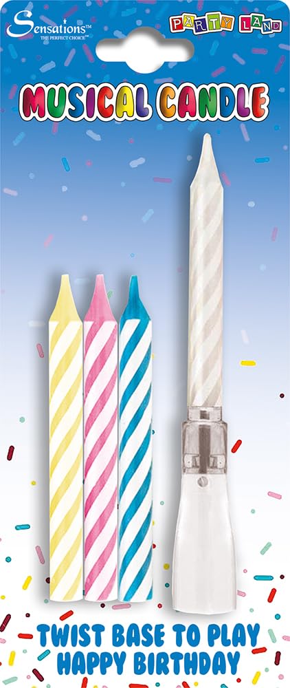 Xpress Yourself Express Yourself Musical Birthday Candles: Illuminate Your Celebrations With Melody.