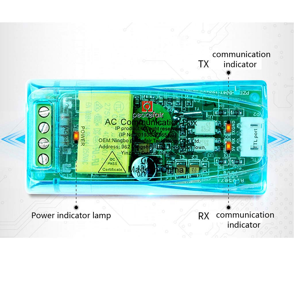 GUMEI PZEM-004T Versión 3.0 Módulo de comunicación TTL Modbus-RTU AC Monofásico 100A