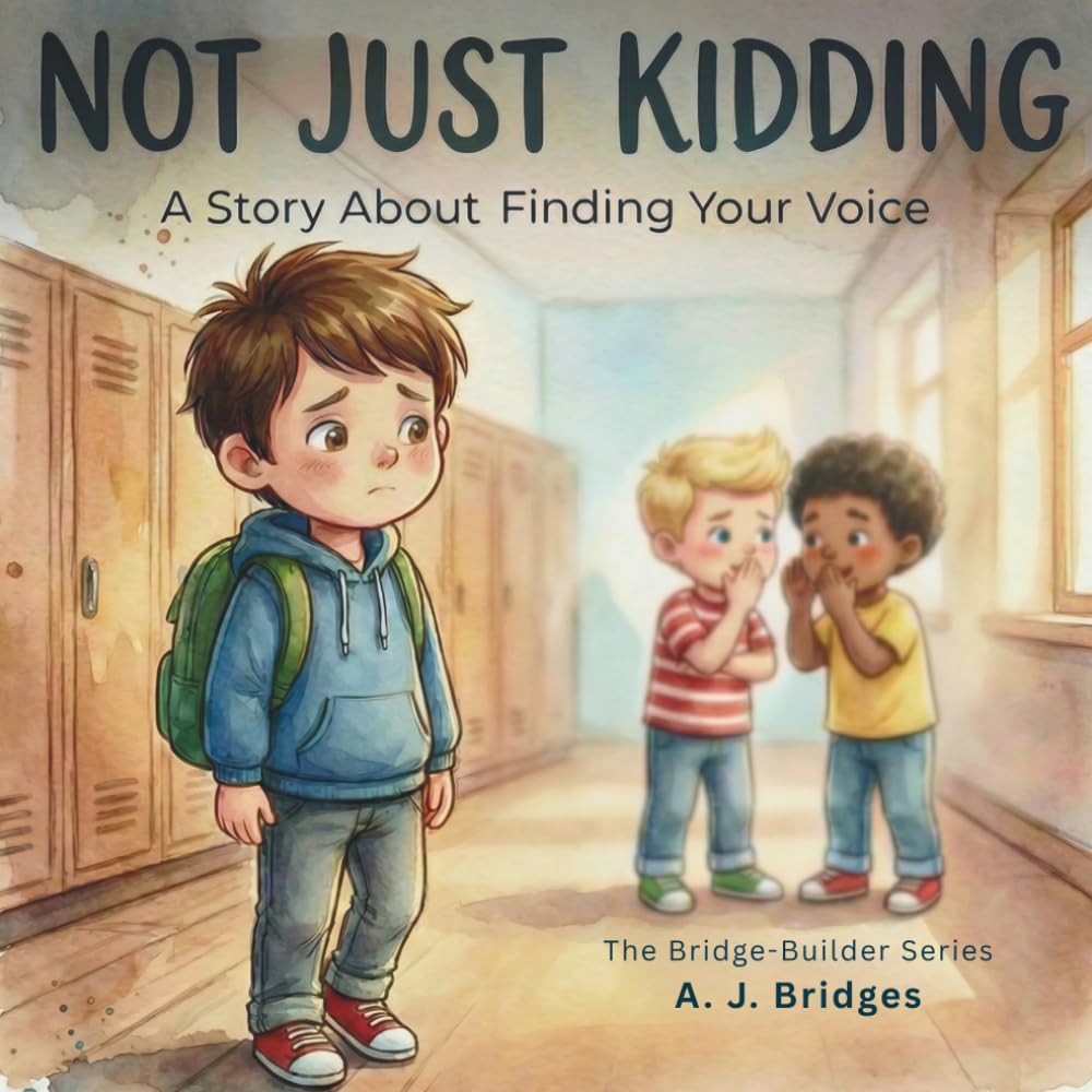 NOT JUST KIDDING: A Story About Finding Your Voice (The Bridge-Builder Series)