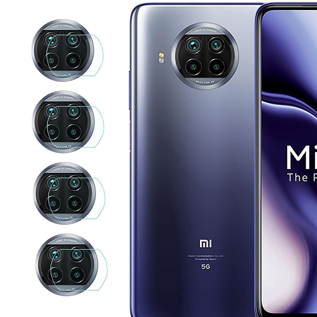 ZORAM Back Camera Glass Guard Camera Lens Screen Protector for Mi 10i (PACK OF 4 PC) (B09881BHCW) Amazon Price History, Amazon Price Tracker