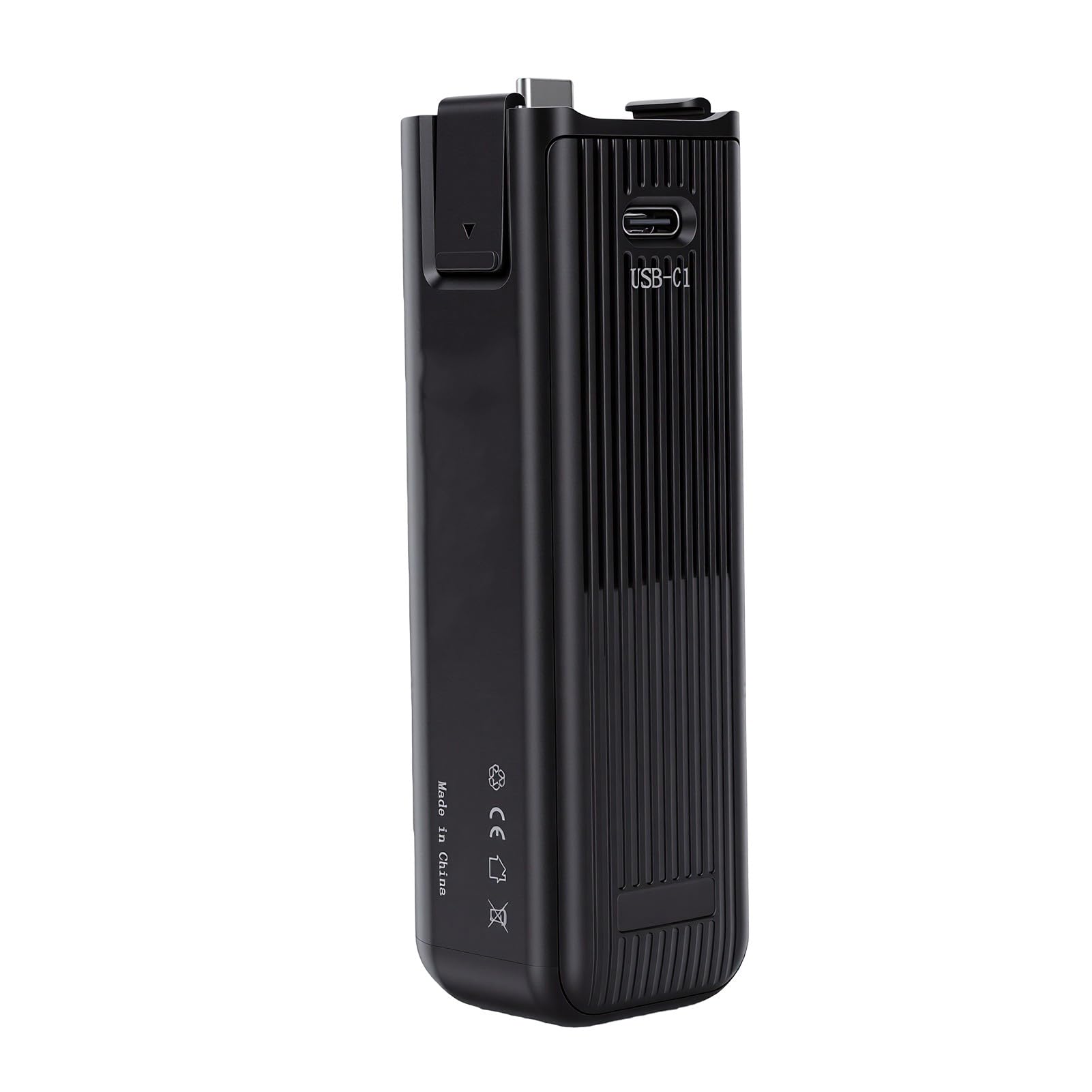 Sxhlseller Poignée de Batterie pour 3 4, 5000 MAh à Charge Rapide, Batterie étendue avec Port USB C et Support de Filetage 1/4" pour Trépied, Perche à Selfie