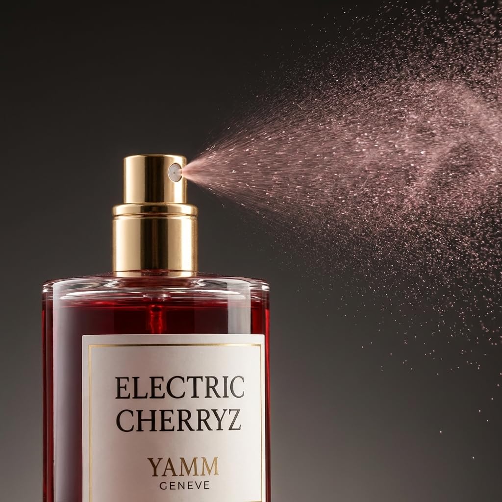 Electric Cherryz | Extrait de Parfum 50 ml | Unisex Duft | Schwarze Kirsche, Mandel & Vanille – Gourmand, Fruchtig & Verführerisch | Lang anhaltend