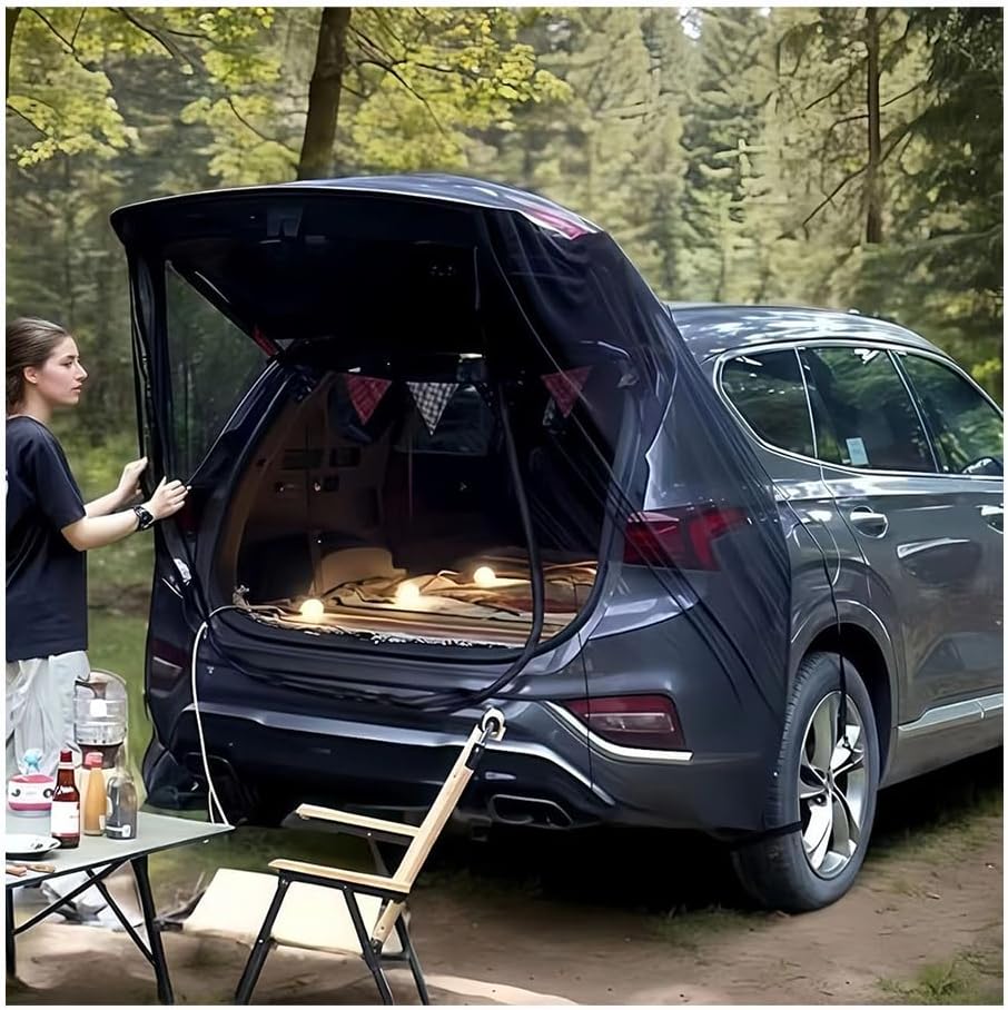 Car Tailgate Mesh Screen for Mercedes-Benz W167 GLE-Class 2019-2023 2024 2025 2026 Auto Rear Shades Protection Accessories Automotive Net Cover Camping Tailgates Auto