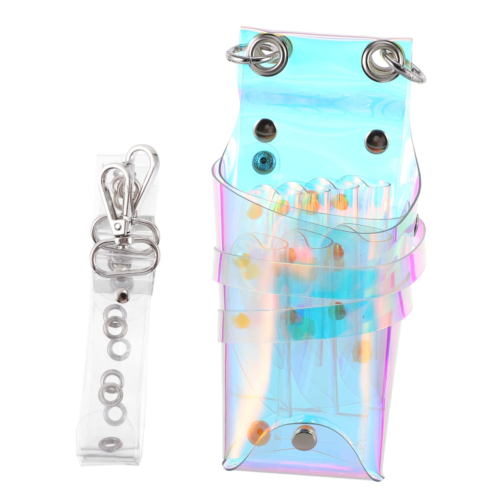 FOYTOKI Cross Body Pouch Barber Waist Bag Hair Stylist Scissors Bag Salon Belt Organizer