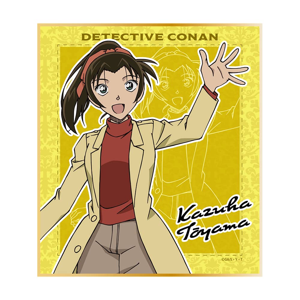 コナン(色紙) 名探偵コナン 江戸川 コナン 色紙&ステッカーセット 花束ver. | K