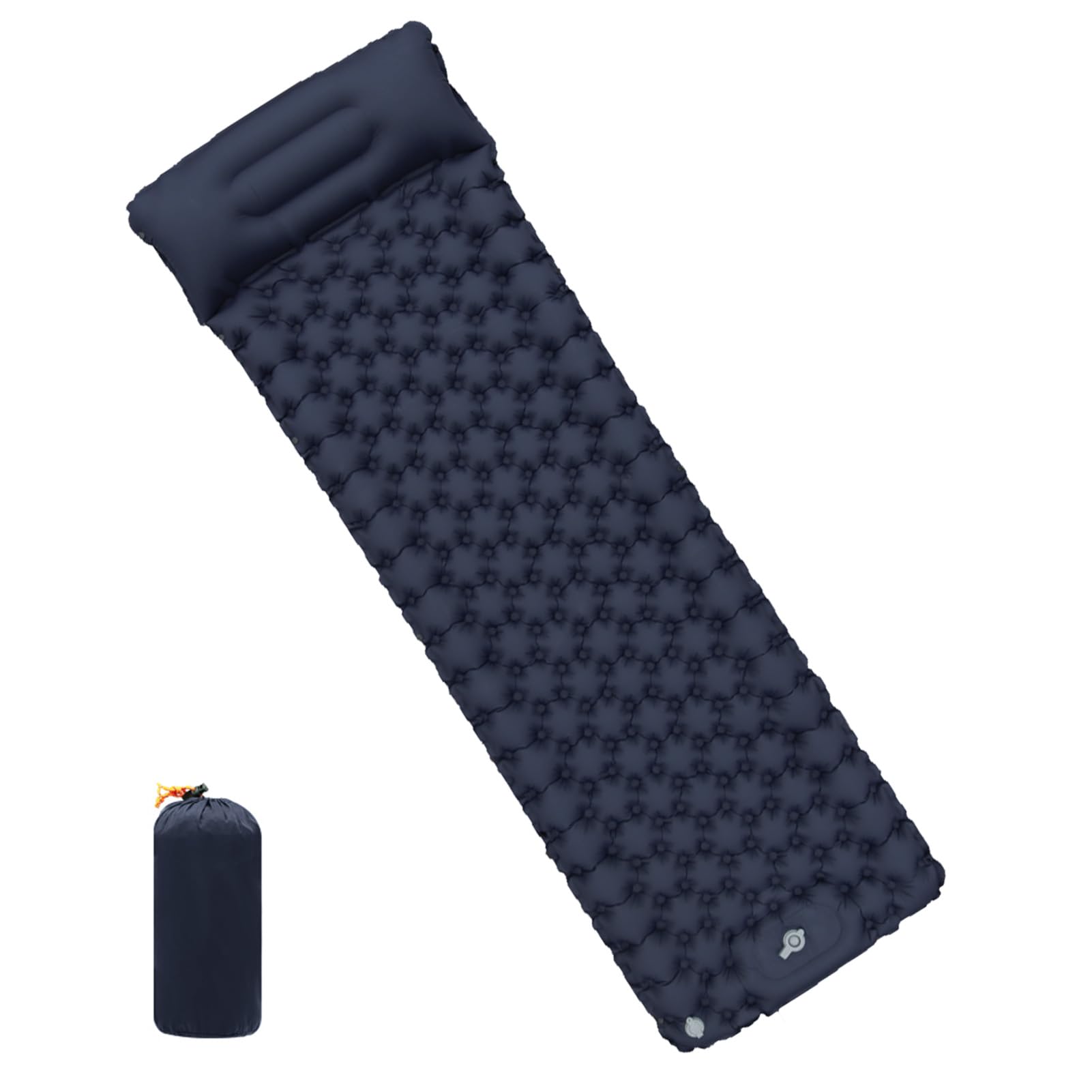 Asixxsix Materassino da Campeggio Autogonfiabile, Materasso da Campeggio con Pompa a Pedale Incorporata Spessa 8 Cm, Materassino Ad Aria per Zaino in Spalla con Leggero Portatile per Viaggi di (LT29