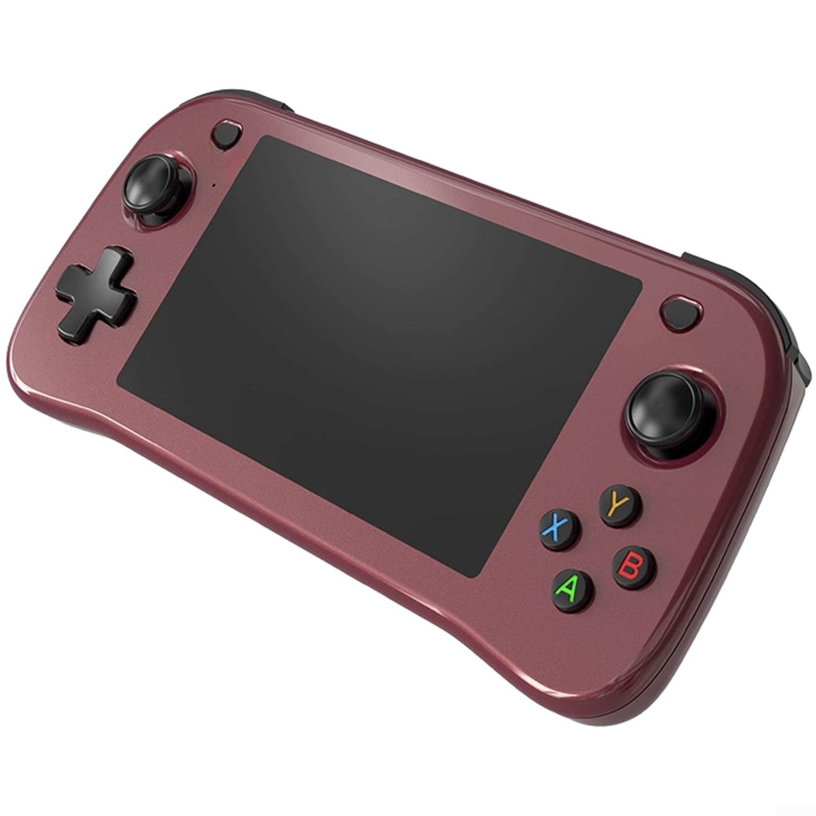 SF3100 - Console di gioco portatile retrò, schermo IPS da 4,5 pollici, oltre 20000 giochi, Dual Core 1,2 GHz, batteria da 3000 mAh, gamer portatile in ABS per viaggi (rosso)