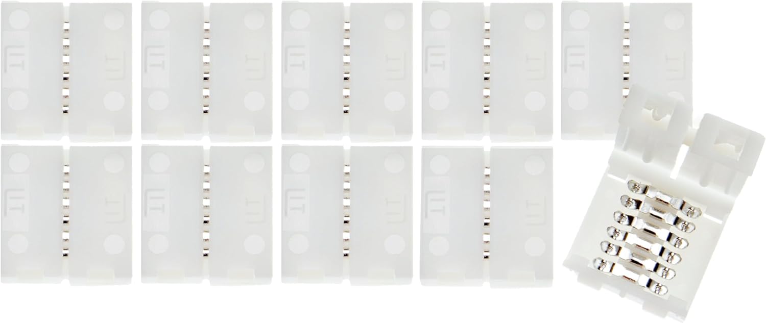 Litcessory Extension Cable for Philips Hue Gradient Lightstrip (10ft, 2 Pack, White)