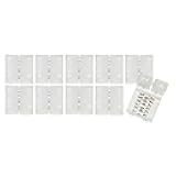 Cut-End to Cut-End Connector Compatible with Nanoleaf Essentials Lightstrips (10 Pack, White)