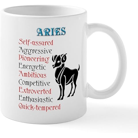 CafePress Aries Horoscope Mug 11 oz (325 ml) Ceramic Coffee Mug