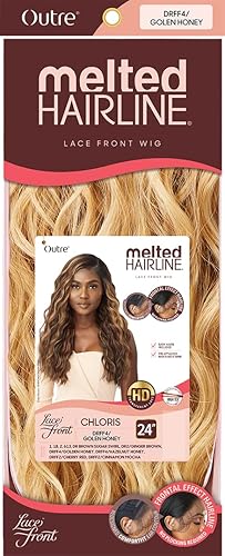 Miniatura 6 de Outre Peluca de encaje frontal - Línea de cabello derretido - Cloris (1B)