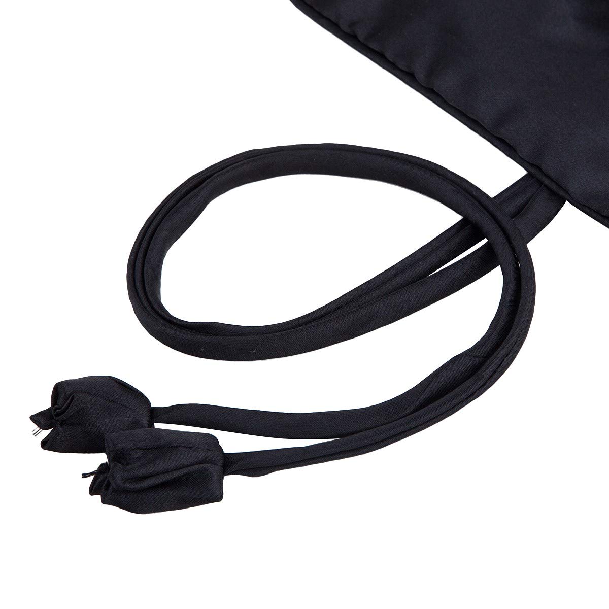 KYEYGWO Pochette Rouleau à Bijoux pour Voyage, Broderie Chinoise Organisateur de Bijoux pour Rangement de Bracelet Collier Bague, Noir