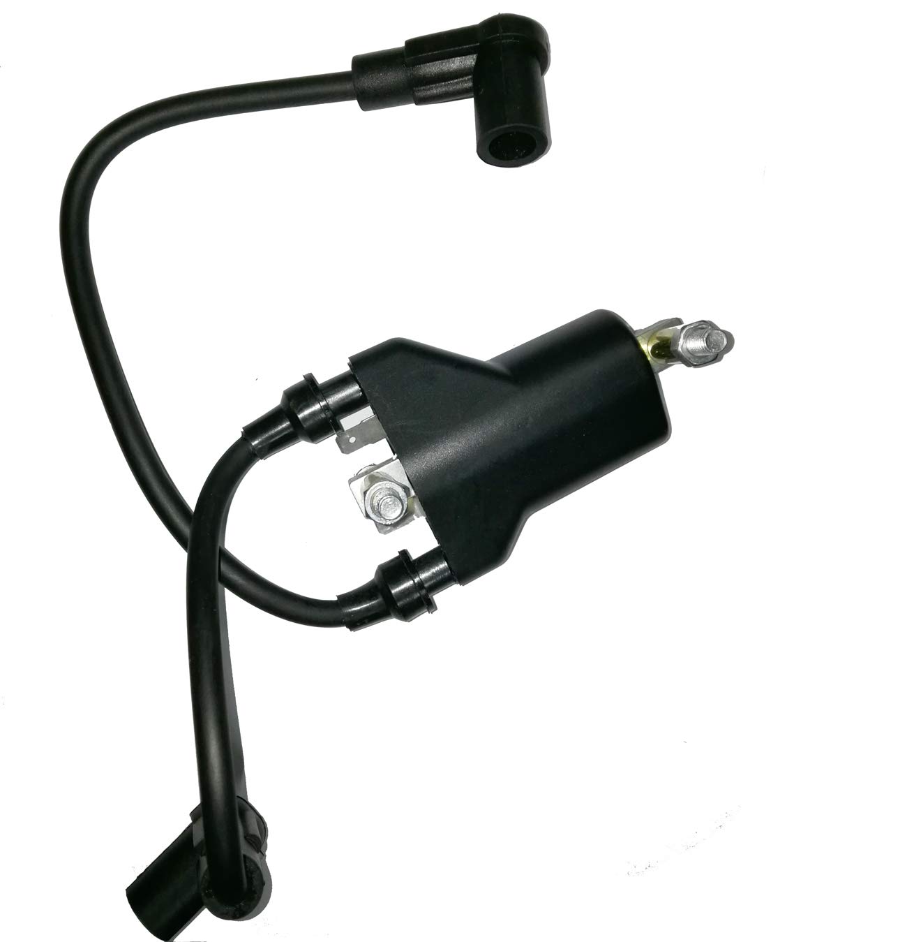 New Ignition Coil Compatible with EZ Go Gas Golf Cart 1991-2002 Marathon 1993-2003 Medalist 1994-1995 TXT 4-Cycle 1996-2002 Replace # 26652-G01 EPIGC103 ZF-IG-A00114