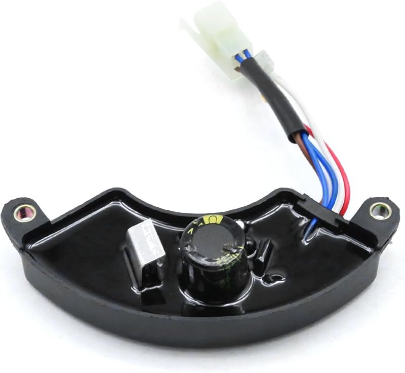 AVR Automatic Voltage Regulator Rectifier for Generator 3KW 4KW 5KW 5.5KW 6KW 6.5KW 7KW 7.5KW 8KW, Half Moon Style Universal