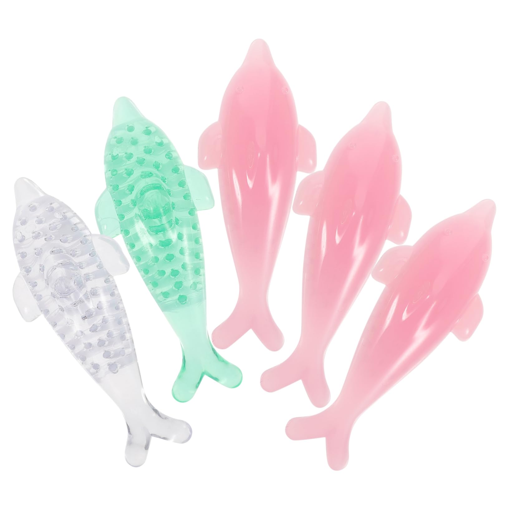 5pcs Toenails Dolphin Tools Brush Whale Women Color Nails Cleaner Handle Art Blush Brush: Kids Plastic Powder Cleaning Supplies Cleansing Scrubber Remover Nail