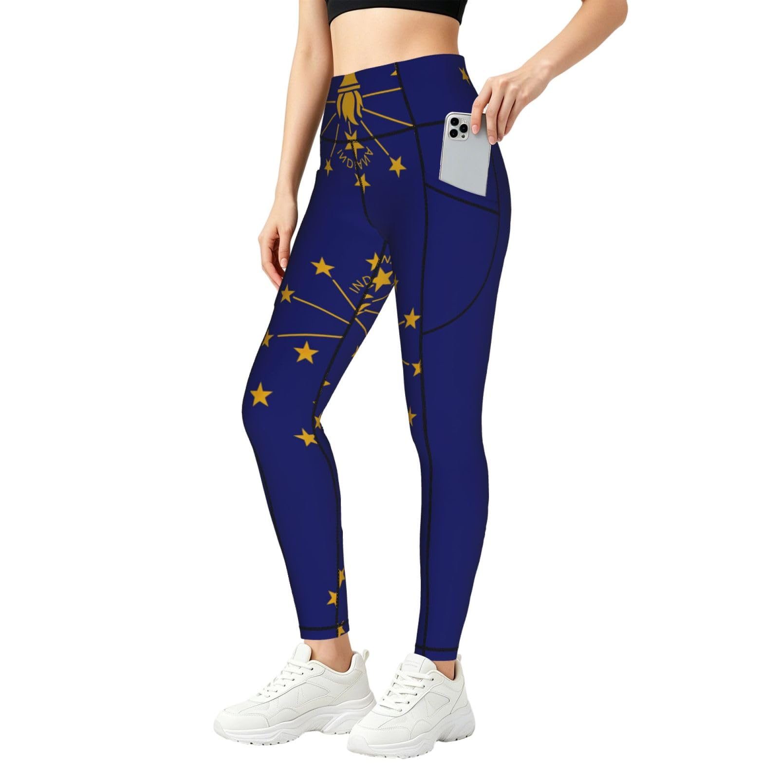 Leggings de Indiana elásticos y transpirables para entrenamiento con bolsillos 8