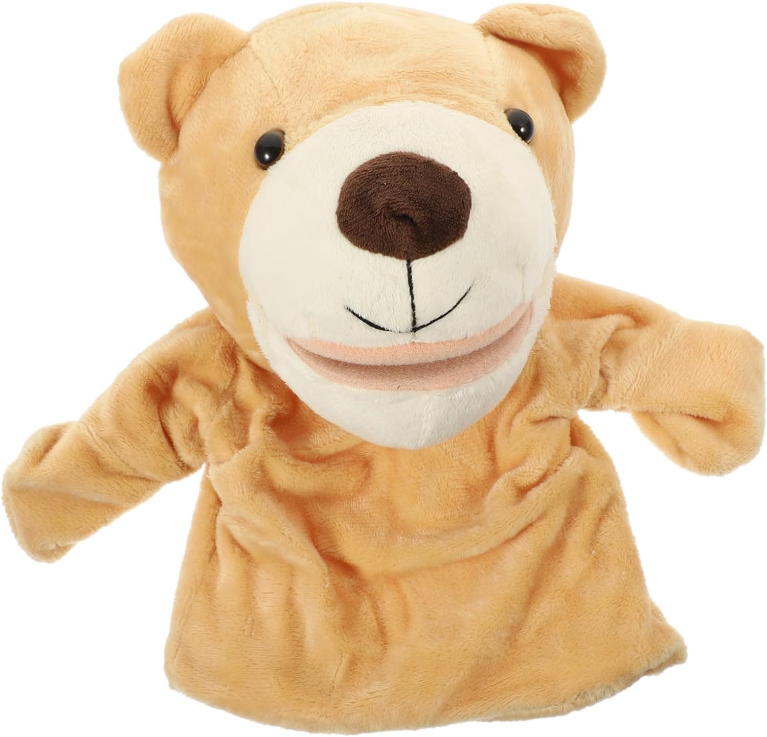 FunBlast Animals Hand Puppets for Kids – Plush Hand Puppet with Movable Open Mouth, Soft Hand Puppets for Kids, Story Telling Puppet for Kids, Hand Puppet Toy, Fun Play Learning Toys (Bear)