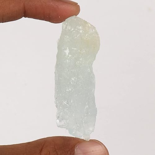 Miniatura 3 de GEMHUB Cristales curativos de aguamarina con piedras preciosas sueltas de 52.75 quilates, piedra energética, piedra gruesa y suelta