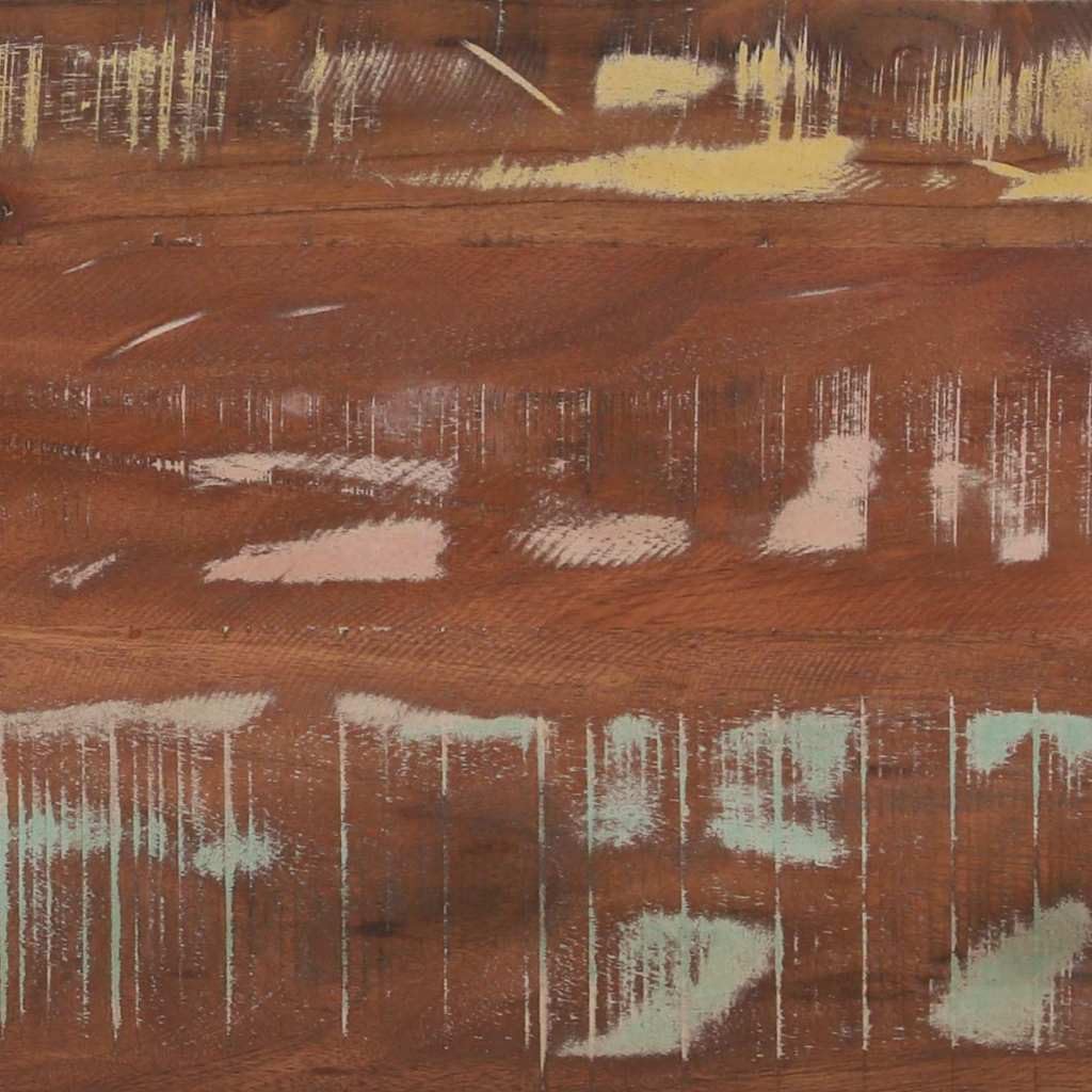 Ławka z litego drewna mango z miejscem do przechowywania, do przedpokoju, ławki garderobianej i regału na buty, 100 x 35 x 45 cm, stabilna ławka do salonu, jadalni, ławeczka, z klapką i