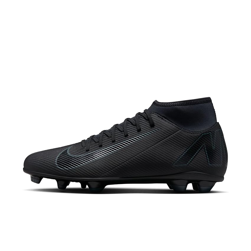 Nike FQ8314-002 Superfly 10 Club FG/MG Uomo, Black/Black-Deep Jungle EU 41
