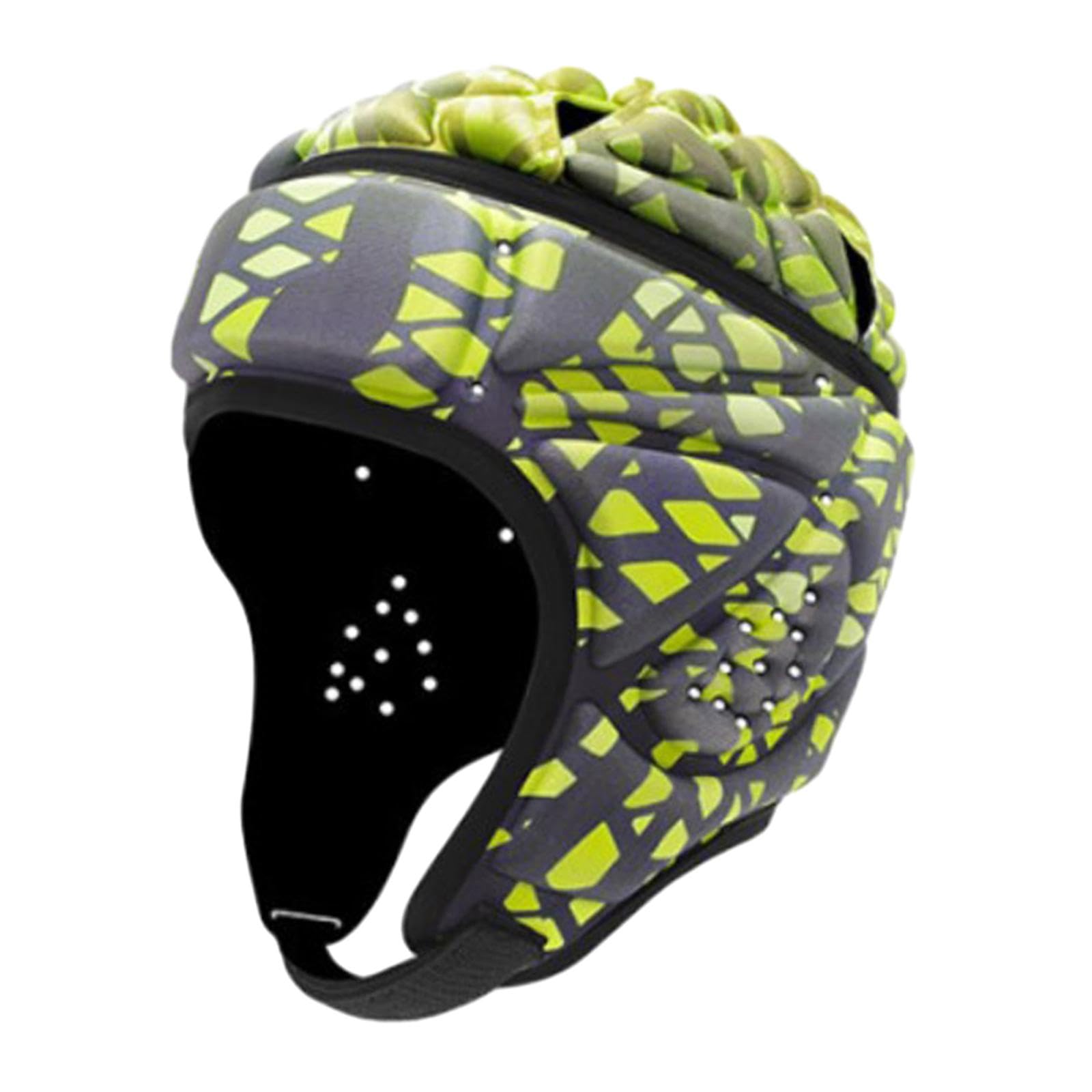 rockible Rugby Helmet Flag Football Helmet Soft Rugby Headguard Women Men Rugby Headguards Adjustable Rugby Helmet Rugby Training Padding Helmet for Outdoor Adult Teenager Face Head Protect, Style A