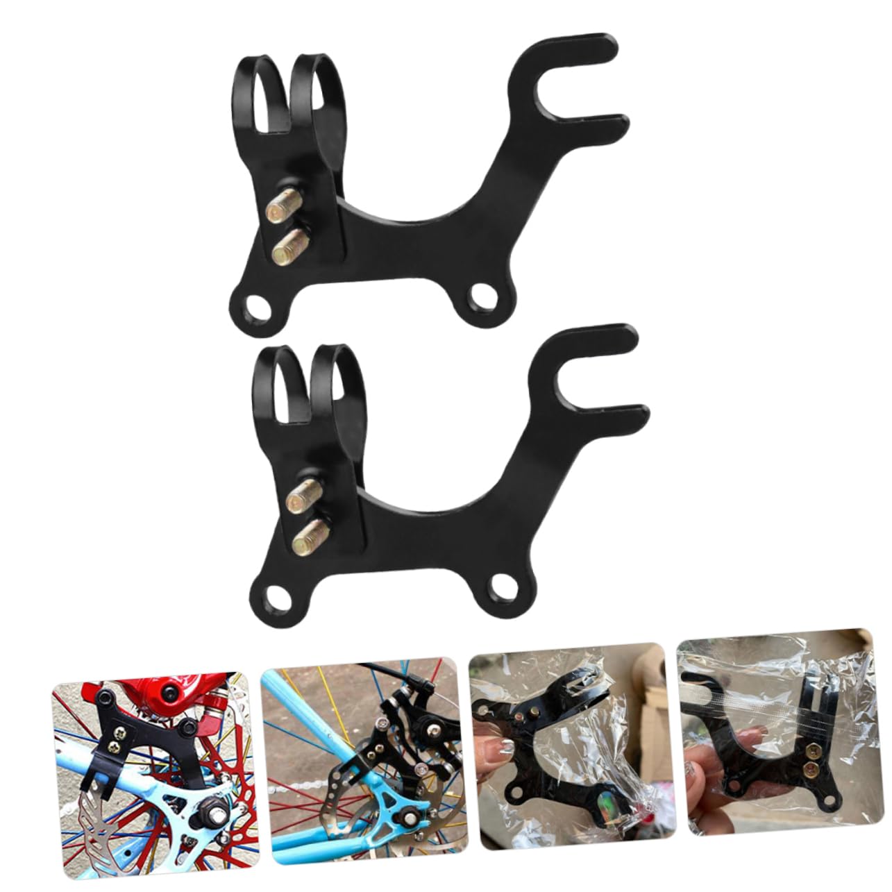 SOIMISS Einstellbare Bremsadapter Für Fahrräder Disc Brake Umrüstungsbrackets Für Gewöhnliche Fahrräder Zu Installieren Langlebigem
