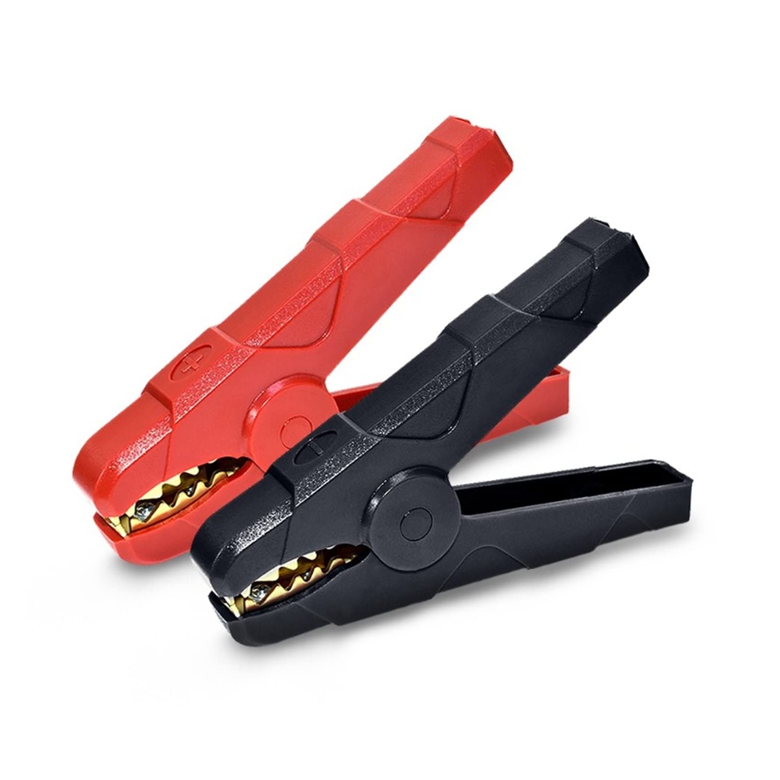 2 uds 140mm 500A Pinza de cocodrilo Abrazaderas de batería Clip de cocodrilo 500A Rojo Negro amablemente