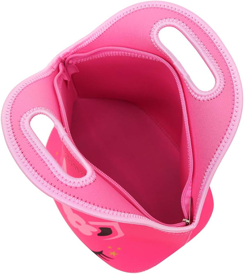 Moonmo Cute Unicorn Face Diamond Sequins Waterproof Princess School Backpack Set Girls Book Bag - Image 8