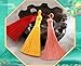 PAMIR TONG 3.7 inch Craft Silk Mala Tassels Assortment 30pcs Keychain Handmade Decorative Tassels for Bookmark,Bracelet,Earring,Sewing,Bag Charms & DIY Jewelry Making