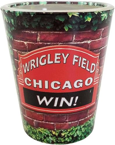Wrigley Field Brick & Ivy - Vaso de chupito (2 onzas)