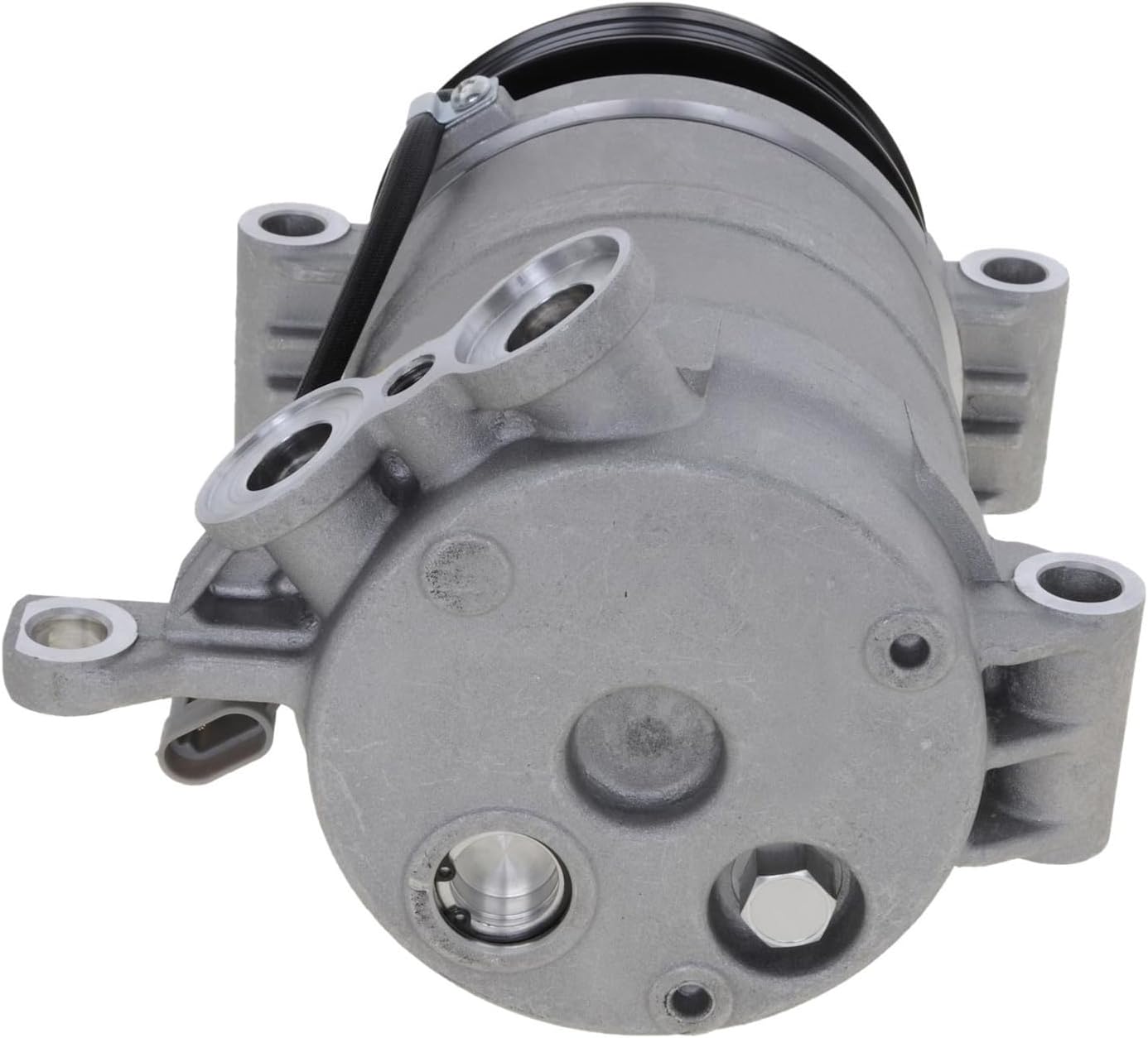 Replacement A/C Compressor Kit Compatible with 1999 GMC Sierra 1500 and Sierra 2500 (4.8L / 5.3L V8) One-Bolt Hose Mounting