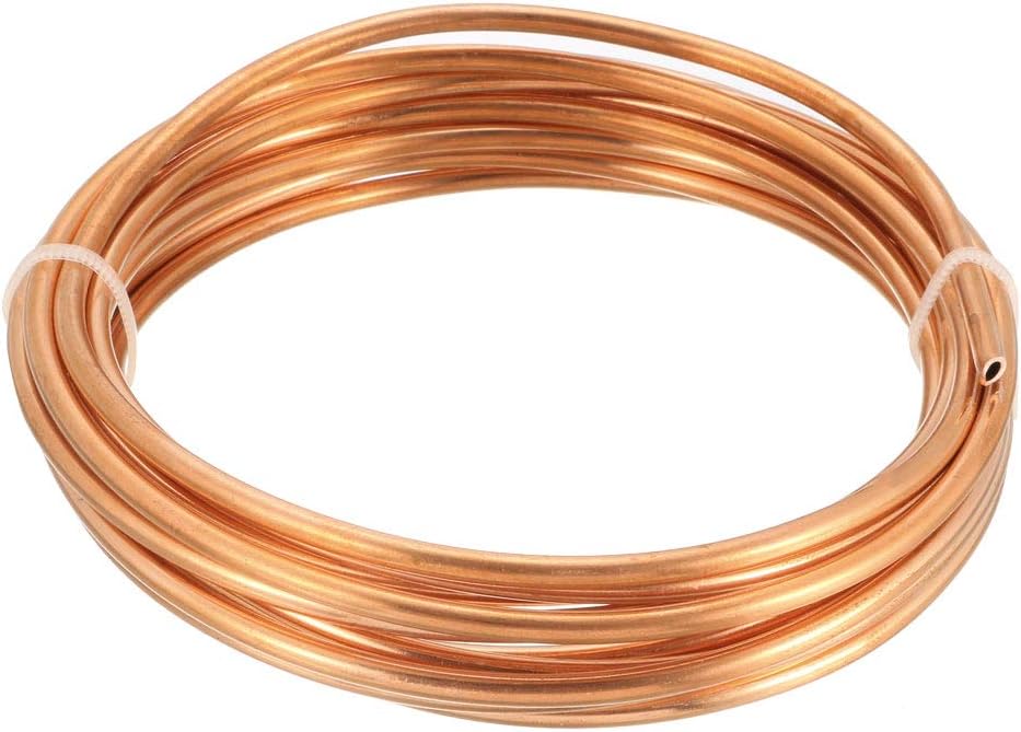 Ebrmeiwo 72'' Oil Pressure Gauge Tubing Kit, Set of Copper