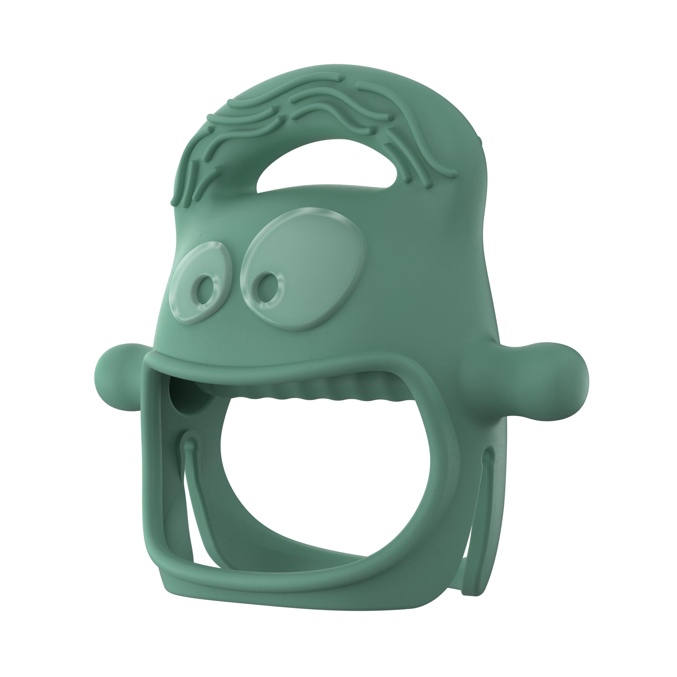 Mochi Baby Teether Crown Design, Dual-Texture BPA-Free Silicone Teething Toy for 0-12 Months