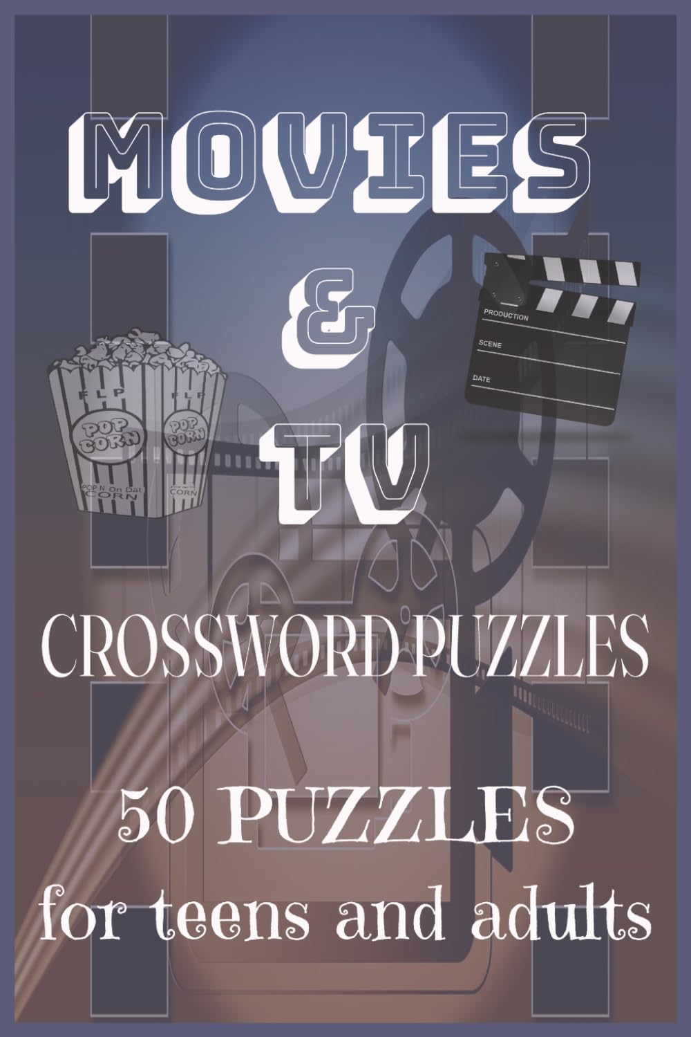 Movies and TV crossword puzzle book