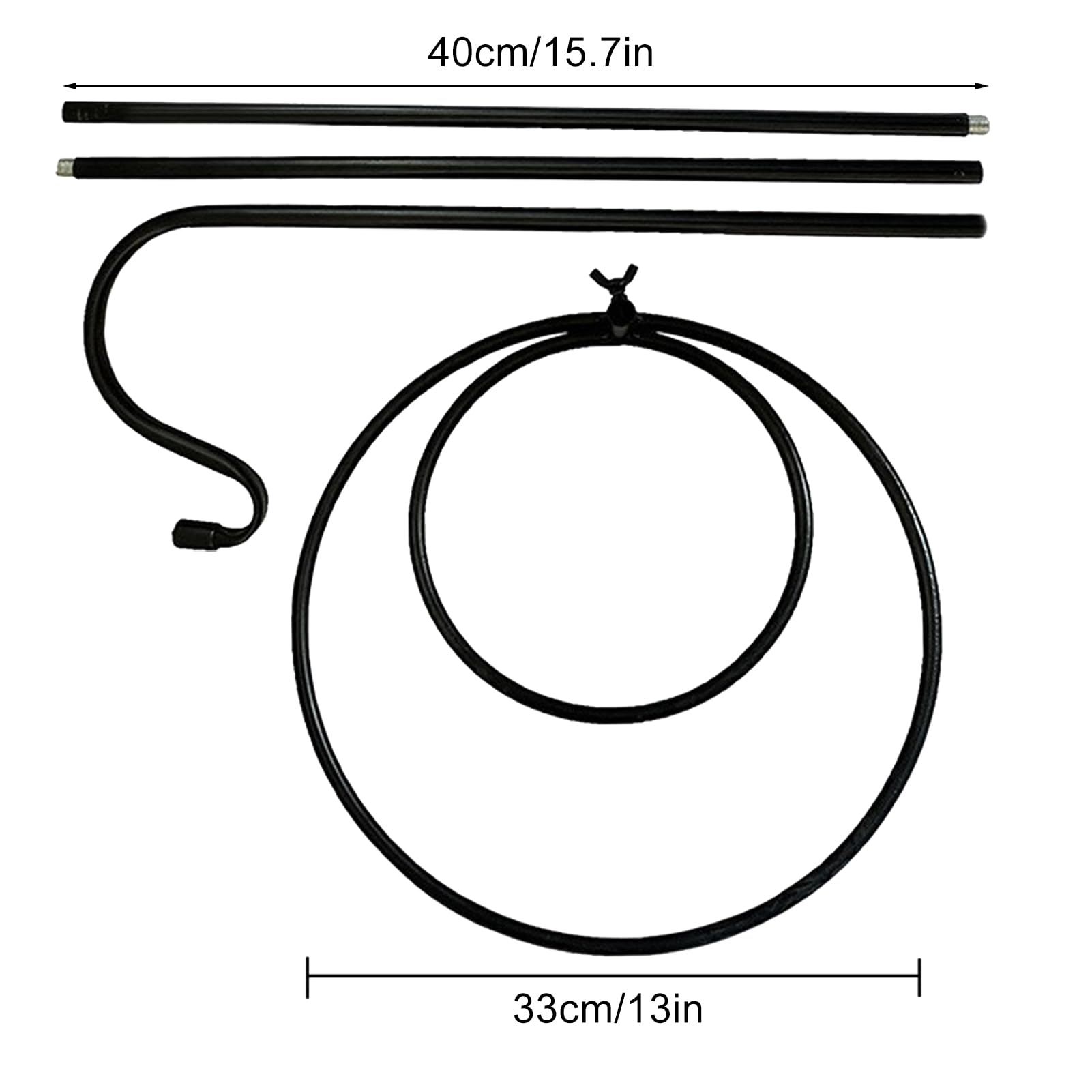 HowseHold Lot De 2 Supports De Mangeoire à Oiseaux à Suspendre Pour Poteaux De Clôture En Béton - Station De Suspension Pour Mangeoires à Oiseaux à Partir De Poteaux De Clôture En